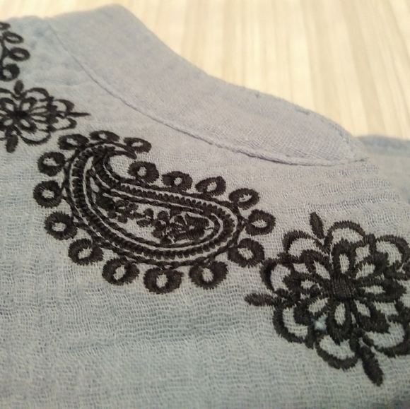 🌴 Ruby Rd. Blue Tunic 3X - Picture 3 of 8